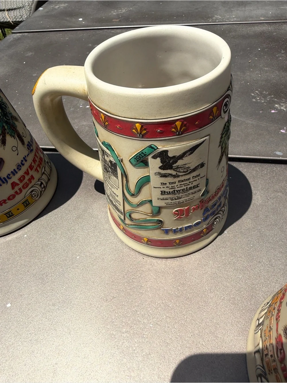 Bundle Of 5 Anheuser-Busch Advertising Through The Decades Stein Mug